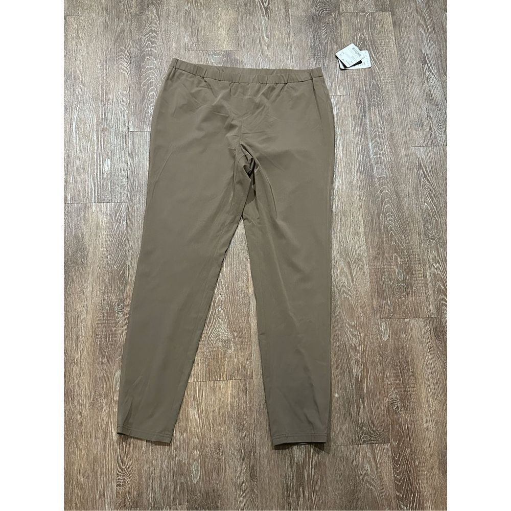 Don Caster collection vintage pull on khaki pants viscose tapered New 14